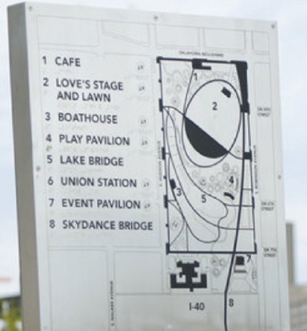 Scissortail Park map